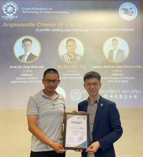 Angewandte Chemie's Dr. Su Xin Speaks on Scientific Writing and Publishing at XMUM-2