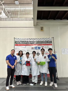 Chemical Engineering Students Drive Innovation at the 16th Malaysia Chem-Car Competition 2