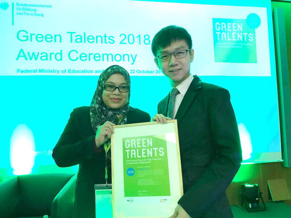 Dr. Ong Wee Jun Chosen Among Top 25 Global Green Talents (4)