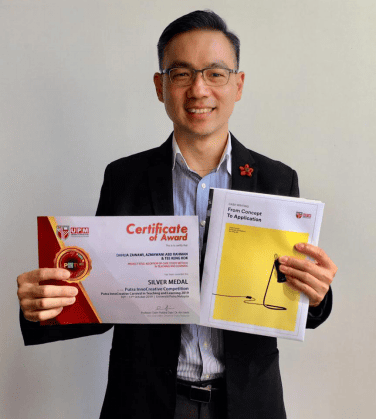 Dr. Tee Keng Kok Wins Silver Medal in Putra InnoCreative Competition