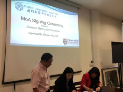 Newcastle University Business School Signs MoA with XMUM