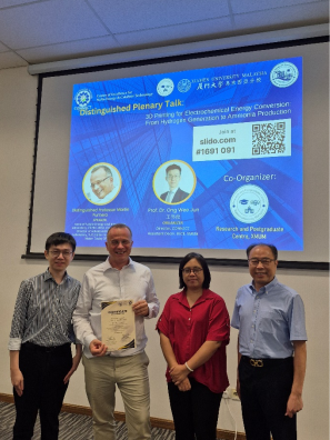 Prof. Martin Pumera Speaks on 3D Printing for Electrochemical Energy Conversion