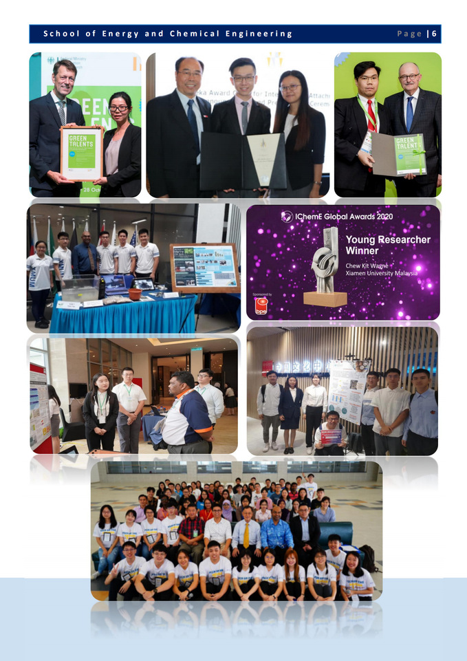 Research and Innovation Achievements School of Energy and Chemical Engineering
