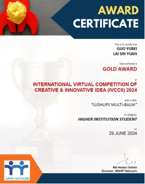 School of Energy and Chemical Engineering Students Shine in the International Virtual Competition of Creative and Innovative Idea 2024 (2)