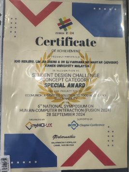 XMUM Students Excel in 6th National Symposium on Human-Computer Interaction (1)