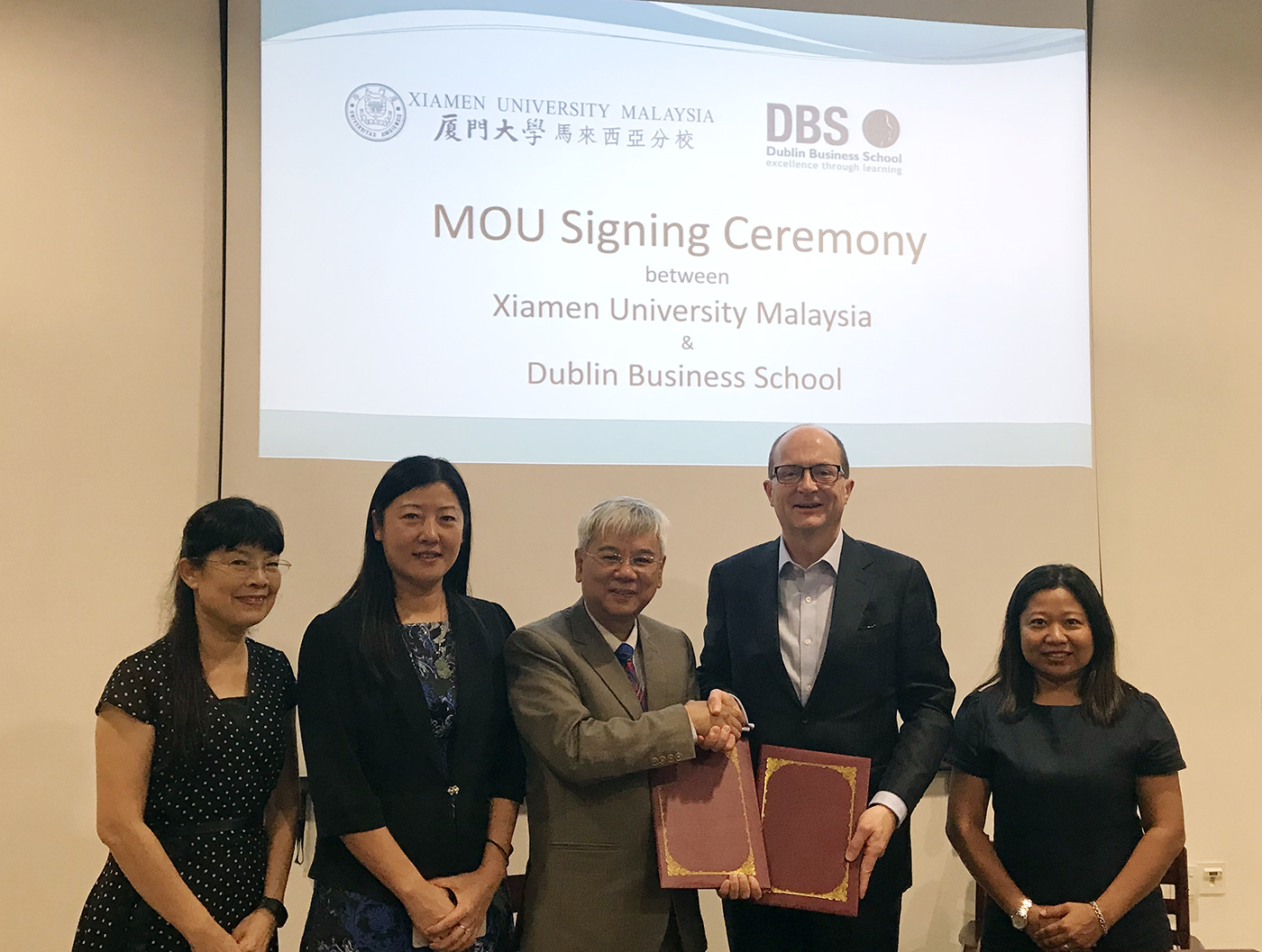 XMUM and Dublin Business School Sign MOU on 3 May 2018