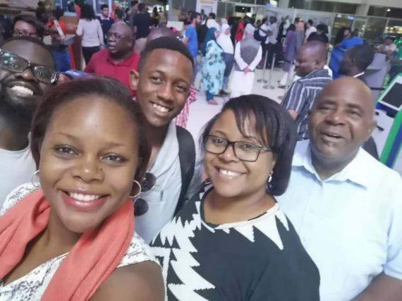 Kalumba and his family