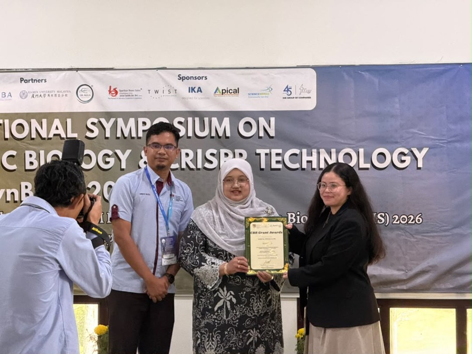 SCSRL Researcher Receives INBIOSIS CBR Grant Award 2026