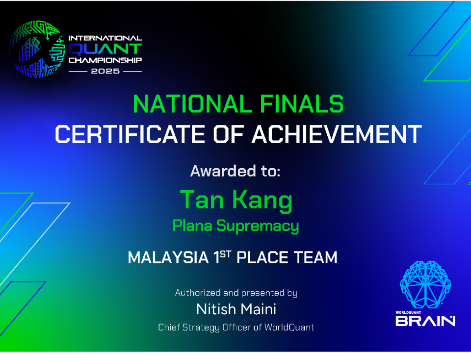 International Quant Championship