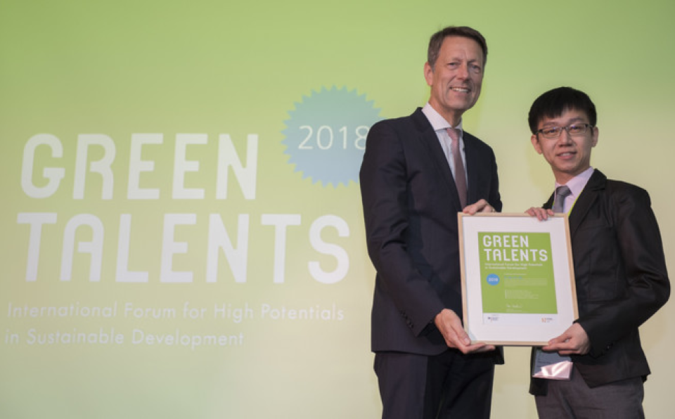 Dr. Ong Wee Jun Chosen Among Top 25 Global Green Talents (1)