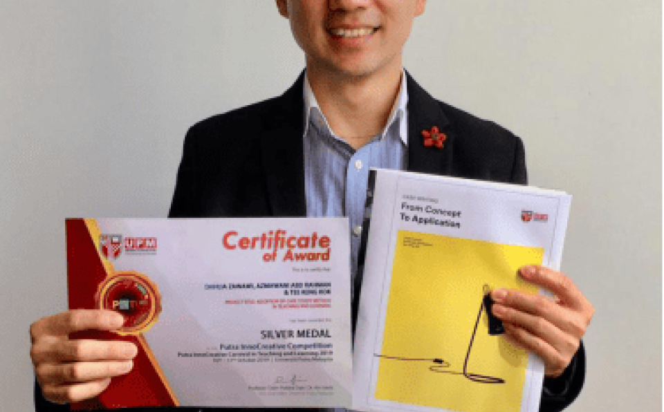 Dr. Tee Keng Kok Wins Silver Medal in Putra InnoCreative Competition