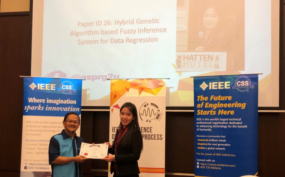 Ir. Dr. Wong Shen Yuong Wins Best Presenter Award at IEEE Conference
