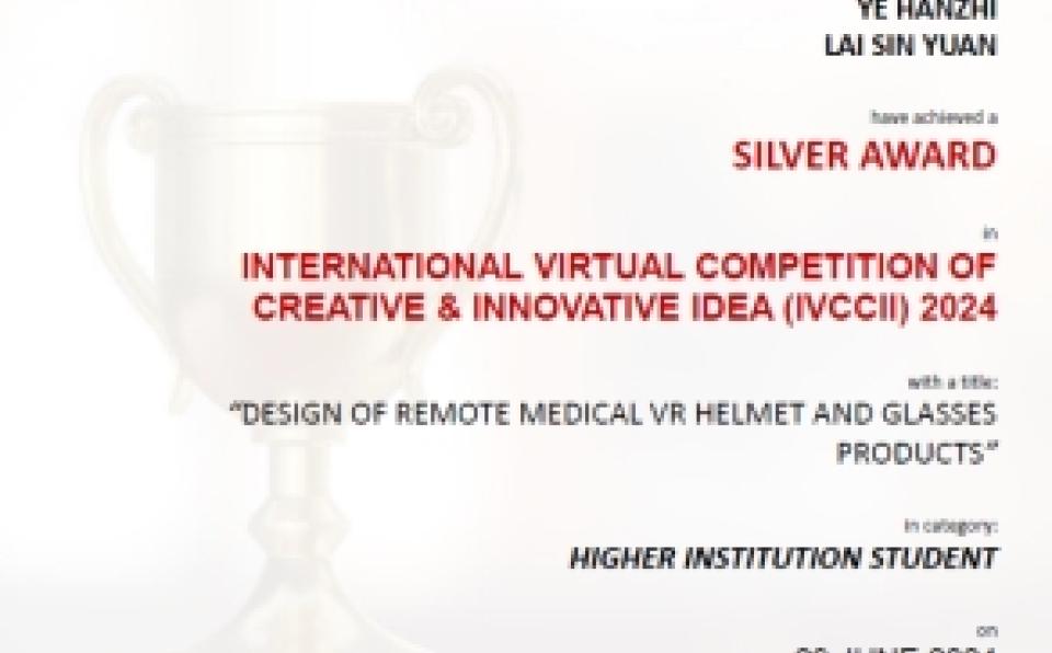 School of Energy and Chemical Engineering Students Shine in the International Virtual Competition of Creative and Innovative Idea 2024 (1)