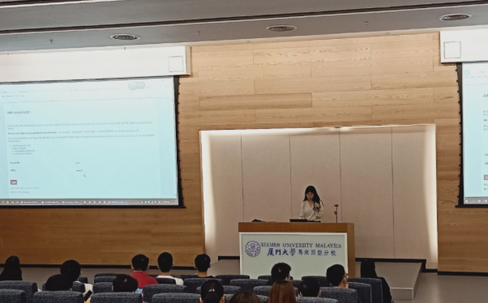 Talk on Postgraduate Application Organized at XMUM