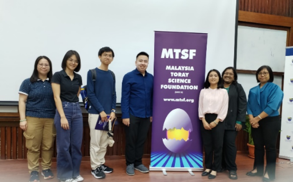 XMUM Student Recognized at Toray Science and Technology Research Symposium